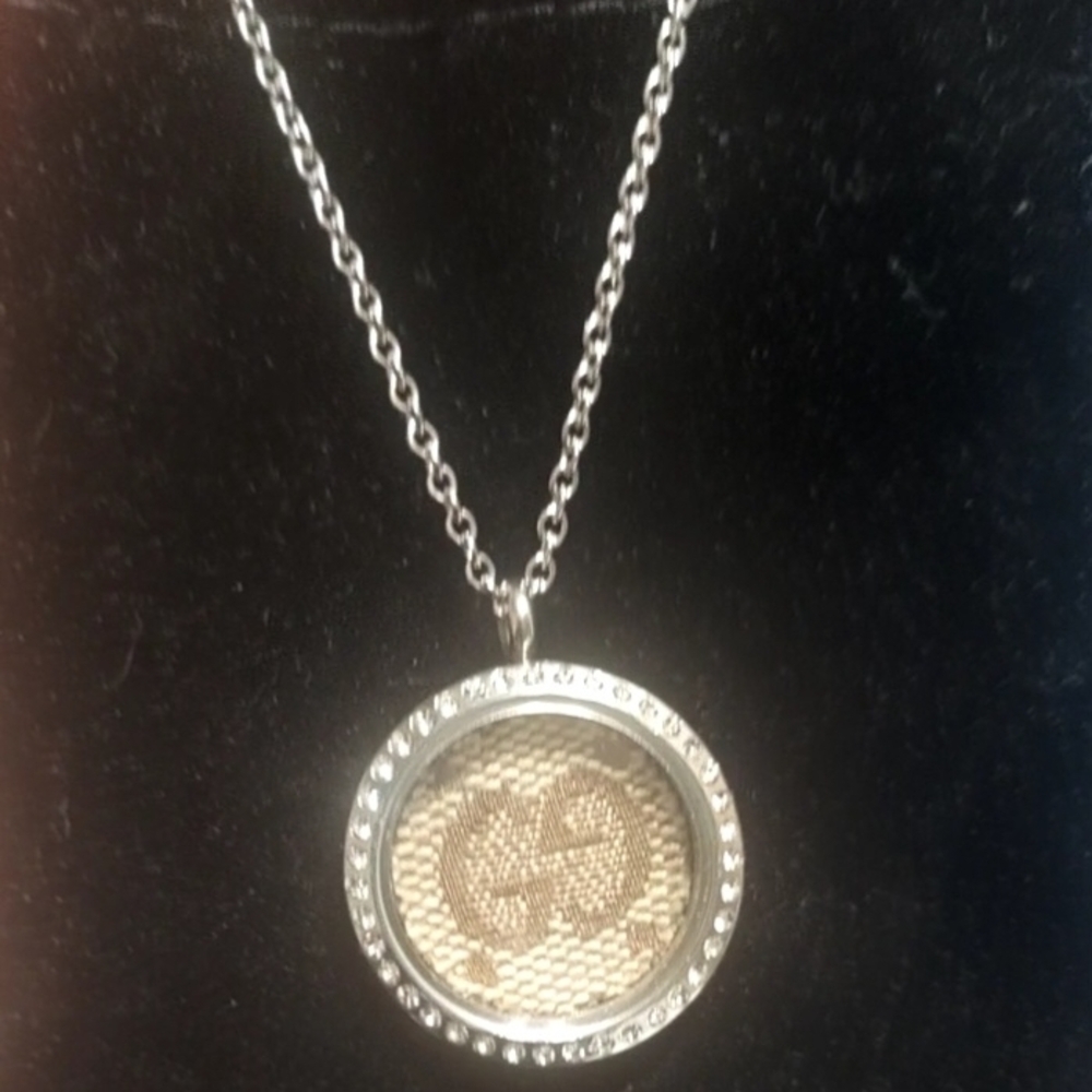 Silver Upcycled Pendant Necklace